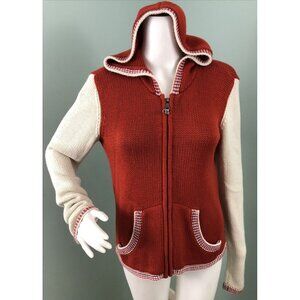 Women's The North Face A5 Series Zip Up Hooded Sweater Sz Medium